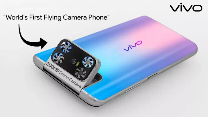 फोन से उड़ता हुआ बाहर आएगा ड्रोन! VIVO Flying Camera Drone Phone 200MP सेंसर के साथ आप जल्दी ही देख सकते है फोन से उड़ता हुआ बाहर आएगा ड्रोन! VIVO Flying Camera Drone Phone 200MP सेंसर के साथ आप जल्दी ही देख सकते है
