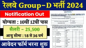 Railway Group D Vacancy 2024