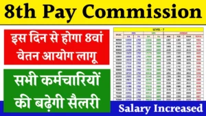 8th Pay Commission New Date: आठवे वेतन आयोग में किसकी कितनी बढ़ेगी सैलरी 8th Pay Commission Date