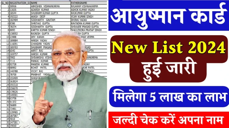 Ayushman Card Beneficiary List 2025