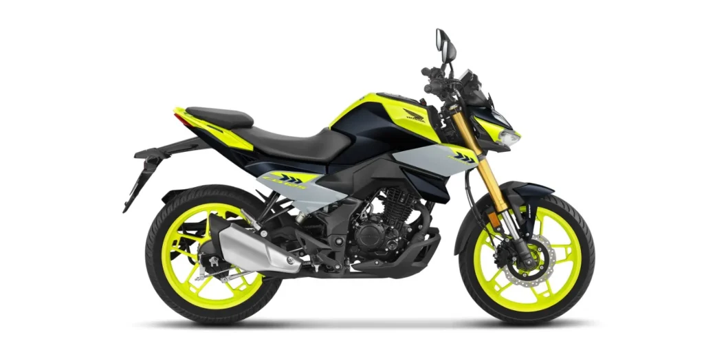 Honda CB125 Hornet: 5 स्पीड गियरबॉक्स के साथ 123.94cc, USD फ्रंट फोर्क्स और 4.2-इंच TFT डिस्प्ले, कम खर्च में स्टाइलिश लुक Honda CB125 Hornet: 5 स्पीड गियरबॉक्स के साथ 123.94cc, USD फ्रंट फोर्क्स और 4.2-इंच TFT डिस्प्ले, कम खर्च में स्टाइलिश लुक