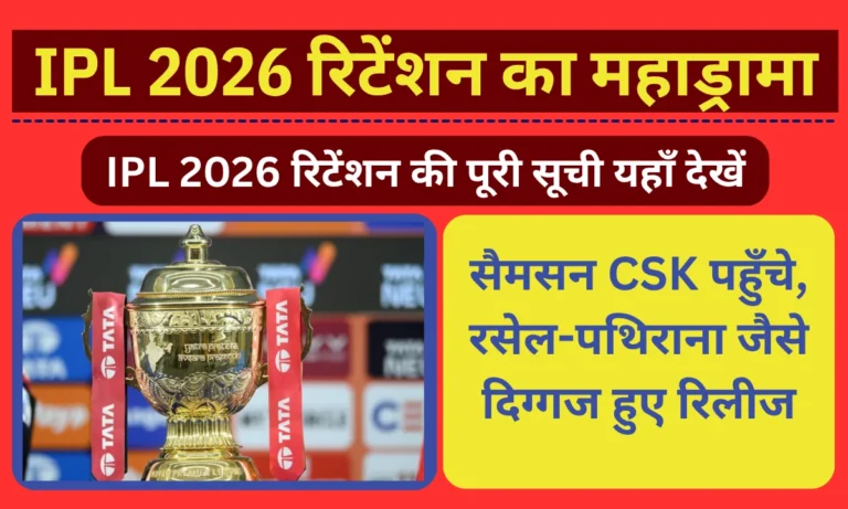 IPL 2026 Retentions