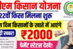 PM Kisan Yojana: 22वीं किस्त का इंतजार खत्म होने वाला है! फरवरी में आएगी राशि, जानिए पूरी डिटेल