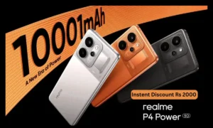 Realme P4 Power 5G on Sale: 10001mAh बैटरी वाला पावरफुल स्मार्टफोन अब सेल पर, ₹2000 की छूट के साथ खरीदें!