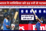 T20 World Cup IND vs NAM: भारत ने नामिबिया को 93 रनों से पटका, ईशान किशन और संजू सैमसन की धमाकेदार ओपनिंग ने तोड़ा 12 साल पुराना टी20 विश्व कप रिकॉर्ड